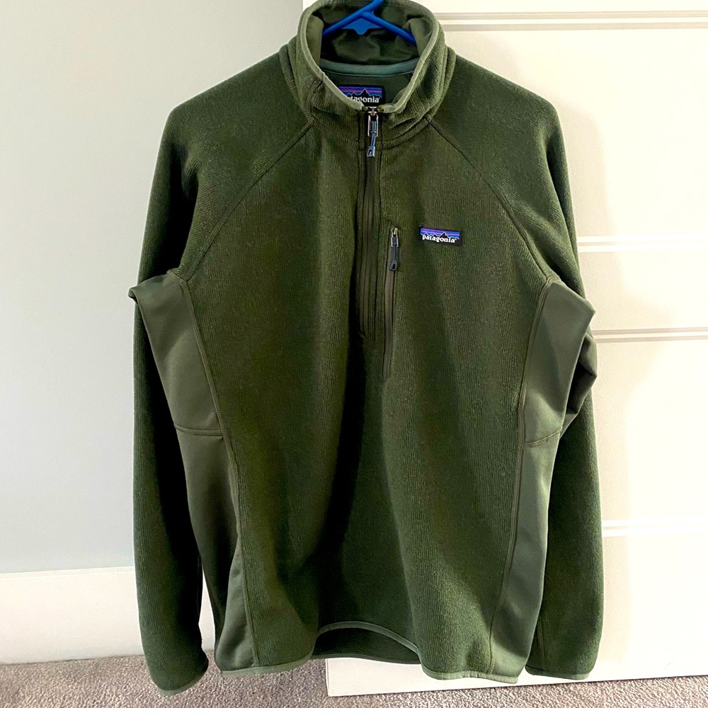 Patagonia 1/4 Zip Men’s Better Sweater Size M Hunter Green